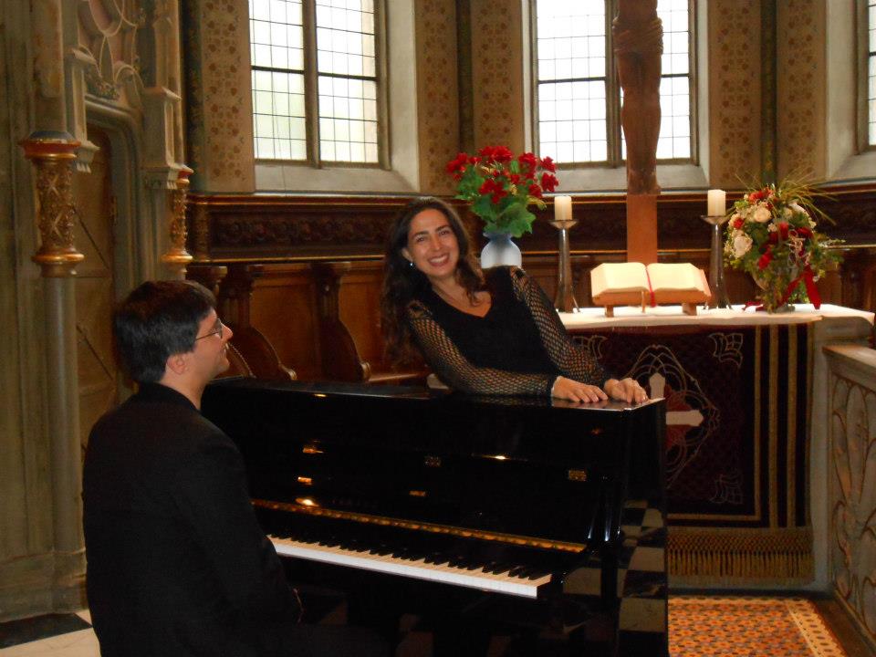 Pianist Bert Klein. Schlosskirche Stuttgart